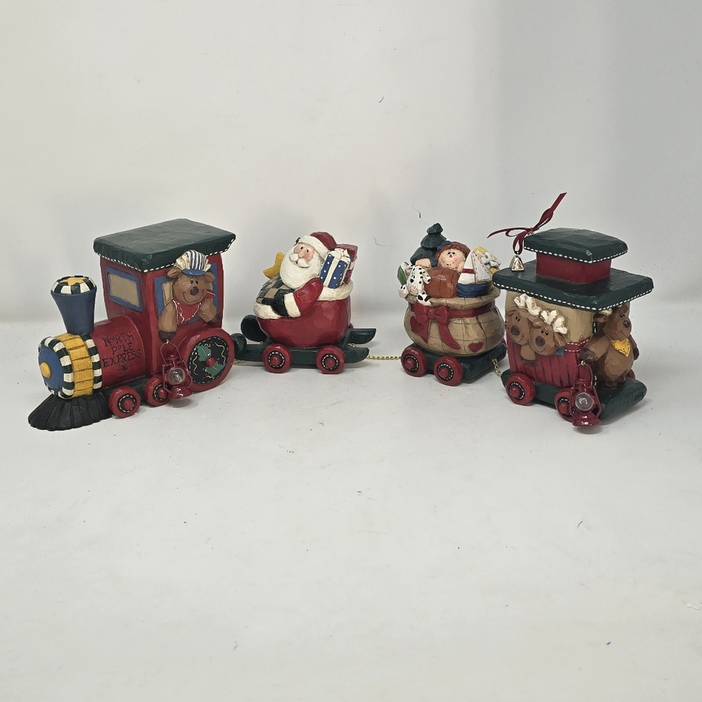 Eddie Walker Midwest of Canon Falls North Pole Express Santa Train Christmas 4pc